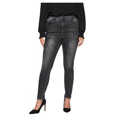 Джинсы Vero Moda Curve Lora High Waist Skinny Wash Curve, серый