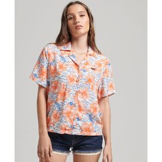 Рубашка Superdry Vintage Beach Resort, разноцветный