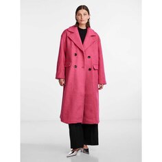 Пальто Yas Mila Wool Mix, розовый Y.A.S