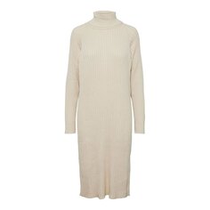 Платье миди Yas Mavi Roll Neck Long Sleeve, бежевый Y.A.S