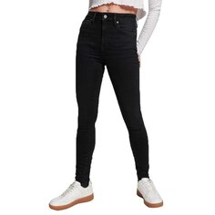 Джинсы Superdry Vintage High Rise Skinny, черный