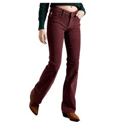 Джинсы Superdry Mid Rise Slim Cord Flare, красный