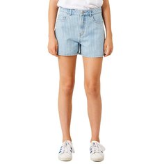 Джинсовые шорты Name It Pinizza Mom Fit High Waist, синий