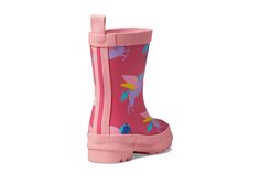 Ботинки Hatley Kids Graphic Pegusus Matte Rain Boots (Toddler/Little Kid/Big Kid), розовый