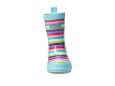 Ботинки Hatley Kids Magical Stripes Shiny Rain Boots (Toddler/Little Kid/Big Kid), синий