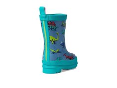 Ботинки Hatley Kids Dangerous Dinos Matte Rain Boots (Toddler/Little Kid/Big Kid), синий