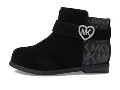 Ботинки MICHAEL Michael Kors Kids Emma Heart (Toddler), черный