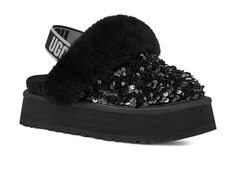 Домашняя обувь UGG Kids Funkette Chunky Sequin (Little Kid/Big Kid), черный