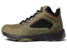 Треккинговые ботинки Wolverine Heritage Guide Ultraspring Mid Waterproof Hiker, зеленый