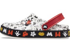 Сабо Crocs Kids Mickey Off Court Clog (Toddler), белый