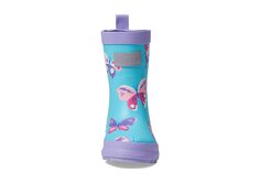 Ботинки Hatley Kids Doodle Butterflies Matte Rain Boots (Toddler/Little Kid/Big Kid), синий