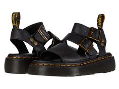 Сандалии Dr. Martens Gryphon Platform Gladiator Sandals, черный