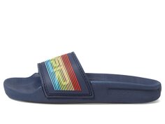 Сандалии Quiksilver Kids Rivi Wordmark Slide (Toddler/Little Kid/Big Kid), синий