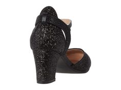 Туфли на каблуке Badgley Mischka Kids Trudy Glitter Pump (Little Kid/Big Kid), черный