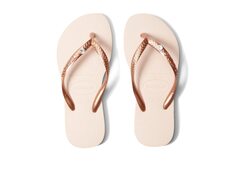 Сандалии Havaianas Kids Slim Crystal SW II Flip Flop Sandal (Toddler/Little Kid/Big Kid)