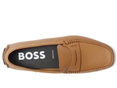 Лоферы BOSS Driver Grain Leather Moccasins