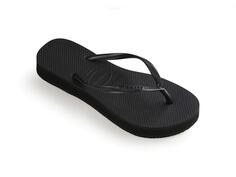 Сандалии Havaianas Slim Flatform Flip-Flop Sandal, черный