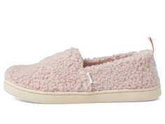 Лоферы TOMS Kids Faux Shearling Alpargata (Little Kid/Big Kid)