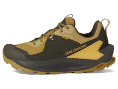 Треккинговые ботинки Salomon Elixir Gore-Tex, черный/желтый/хаки