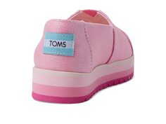 Лоферы TOMS Kids Alp Platform Glimmer (Little Kid/Big Kid)