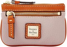 Кошелек Dooney &amp; Bourke, футляр для монет Pebble Grain, устричный