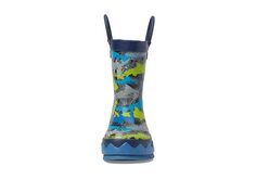 Ботинки Western Chief Kids Shark Frenzy Rain Boots (Toddler/Little Kid/Big Kid), синий