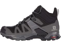 Треккинговые ботинки Salomon X Ultra 4 Mid GTX, черный/серый