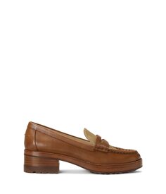 Лоферы LAUREN Ralph Lauren Wren Leather &amp; Canvas Penny Loafer