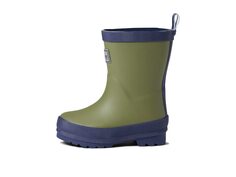 Ботинки Hatley Kids Forest Green Matte Rain Boots (Toddler/Little Kid/Big Kid), зеленый