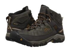 Треккинговые ботинки Keen Targhee III Mid Waterproof, темно-оливковый/коричневый