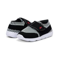 Кроссовки See Kai Run Kids Knit Strap FlexiRun (Toddler/Little Kid), черный