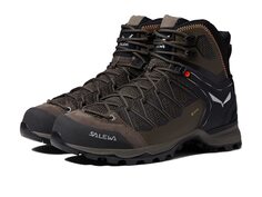 Треккинговые ботинки Salewa Mountain Trainer Lite Mid GTX, коричневый/черный