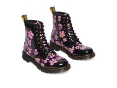 Ботинки Dr. Martens Kid&apos;s Collection 1460 (Big Kid), черный