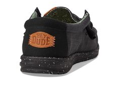 Кроссовки Hey Dude Wally Washed Canvas Slip-On Casual Shoes