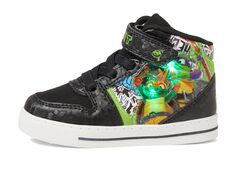 Кроссовки Josmo Teenage Mutant Ninja Turtle High-Top Sneaker (Toddler/Little Kid), черный/зеленый