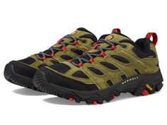 Треккинговые ботинки Merrell Moab 3 Waterproof, черный/зеленый