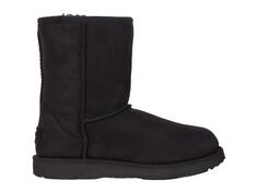 Угги UGG Kids Classic Short II Waterproof (Little Kid/Big Kid), черный