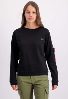 Толстовка с капюшоном Alpha Industries, черный