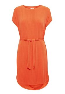 Вязаное платье ICHI, оранжевый