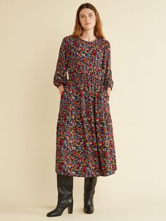 Платье миди с цветочным принтом Albaray Isabella, Многоцветный