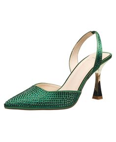 Женские туфли-лодочки Hawaii с украшением H Halston, зеленый