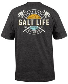 Мужская футболка с графическим логотипом First Light Salt Life