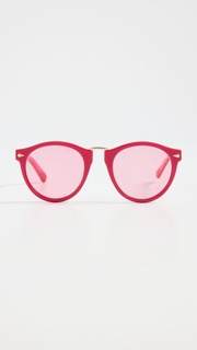 Солнцезащитные очки Karen Walker Helter Skelter 22, розовый