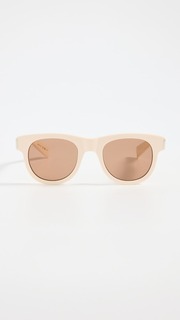 Солнцезащитные очки Saint Laurent Fashion, слоновая кость