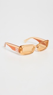 Солнцезащитные очки Miu Miu Rectangle, оранжевый