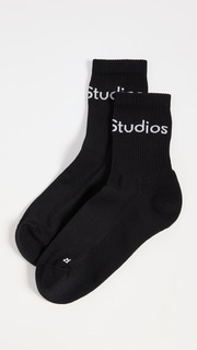 Носки Acne Studios Logo, черный