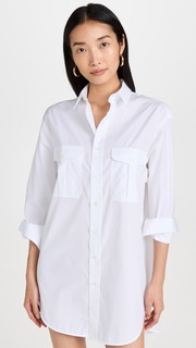 Платье WARDROBE.NYC Shirt Mini, белый