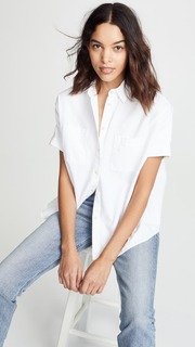 Рубашка Madewell White Cotton Courier