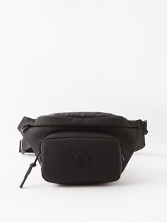 Нейлоновая сумка через плечо durance с нашивкой-логотипом Moncler, черный
