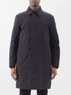 Пальто diois с ромбовидной стеганой отделкой Moncler, черный